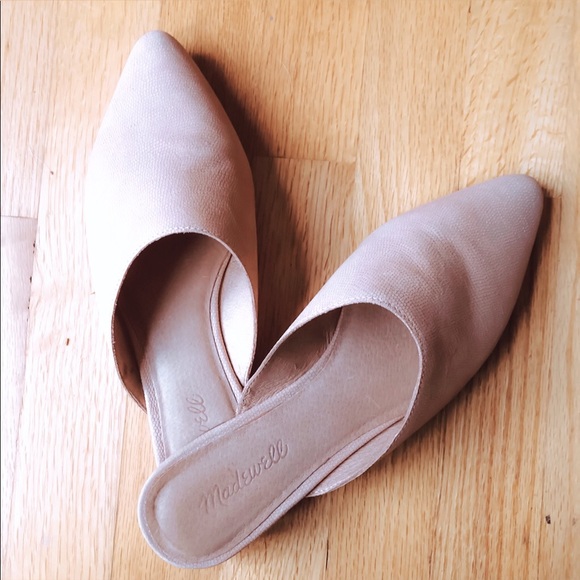 Madewell Shoes - Madewell Remi mule stamped lizard blush pink